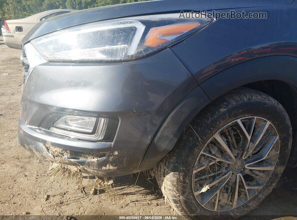 KM8J33AL2MU347989 2021 HYUNDAI TUCSON Gray Widok z przodu