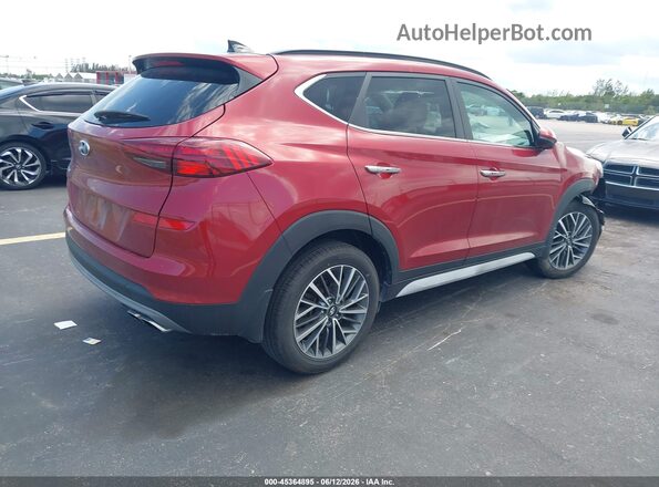 KM8J33AL2MU391720 2021 HYUNDAI TUCSON Red Trasero derecho