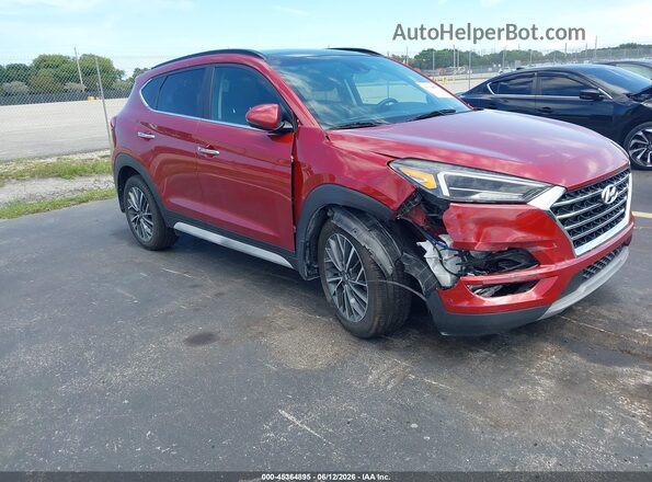 KM8J33AL2MU391720 2021 HYUNDAI TUCSON Red Vista frontal