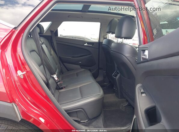 KM8J33AL2MU391720 2021 HYUNDAI TUCSON Red Vista de la etiqueta del VIN