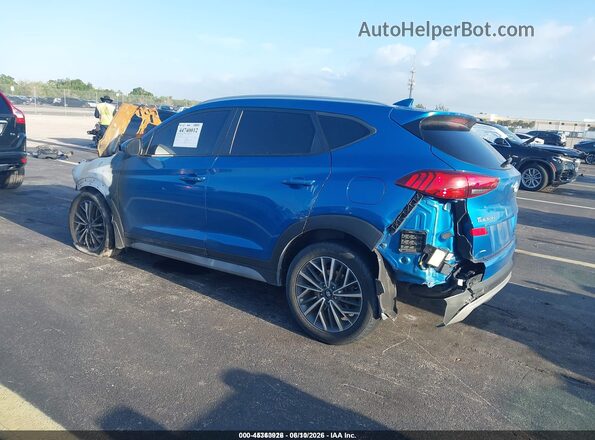 KM8J33AL3MU333437 2021 HYUNDAI TUCSON Blue უკანა მარცხენა