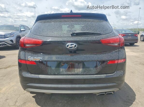 KM8J33AL4KU878415 2019 HYUNDAI TUCSON Black Հետևի տեսք