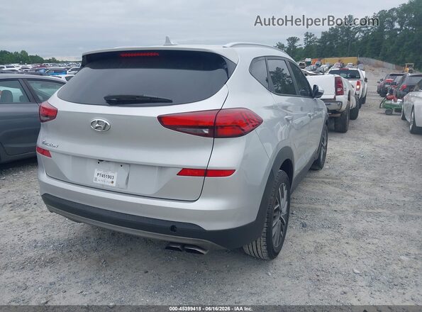 KM8J33AL4KU896624 2019 HYUNDAI TUCSON Серебряный Задняя правая четверть
