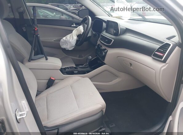 KM8J33AL4KU896624 2019 HYUNDAI TUCSON Серебряный Вид салона спереди