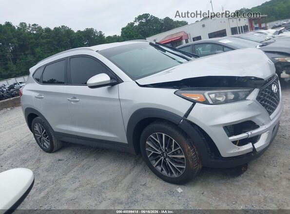 KM8J33AL4KU896624 2019 HYUNDAI TUCSON Серебряный Вид задней части салона