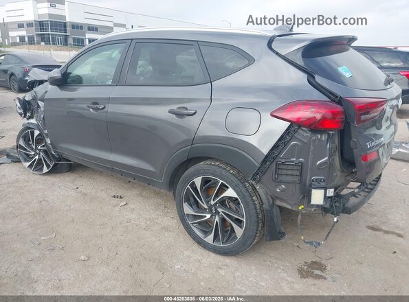 KM8J33AL4LU276972 2020 HYUNDAI TUCSON Gray Rear left