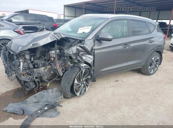 KM8J33AL4LU276972 2020 HYUNDAI TUCSON Gray Front left