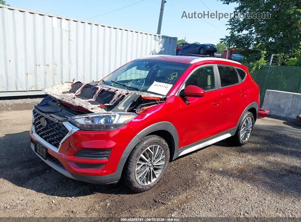 KM8J33AL4MU378273 2021 HYUNDAI TUCSON Red Передня ліва чверть