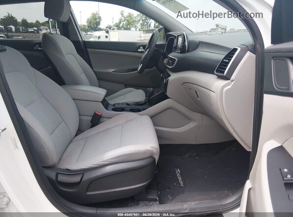 KM8J33AL6KU064962 2019 HYUNDAI TUCSON White წინა სალონის ხედი
