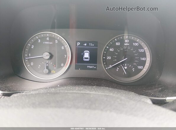 KM8J33AL6KU064962 2019 HYUNDAI TUCSON White უკანა სავარძლების ხედი