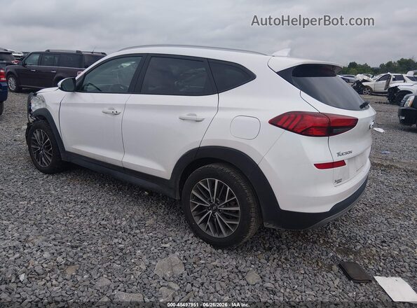 KM8J33AL6KU064962 2019 HYUNDAI TUCSON White უკანა მარცხენა