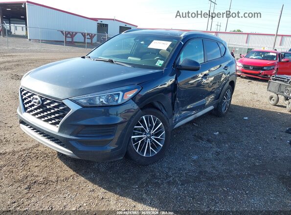 KM8J33AL6MU298327 2021 HYUNDAI TUCSON Black Przód lewy