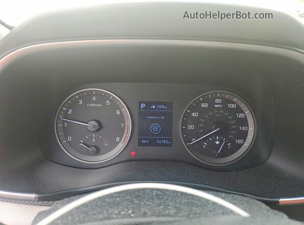 KM8J33AL7LU201750 2020 HYUNDAI TUCSON White Instrument cluster view