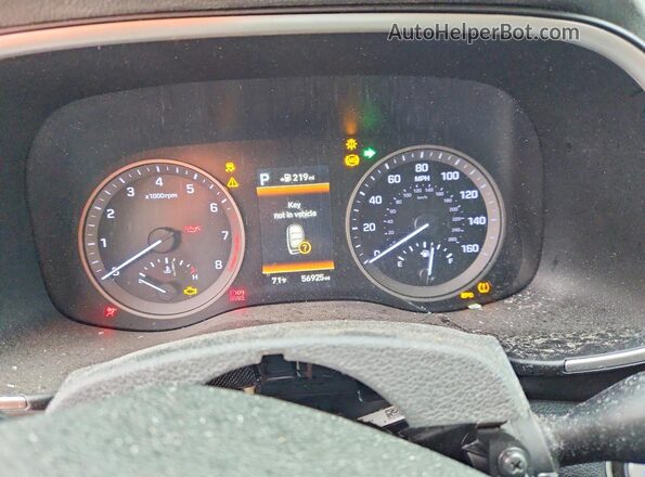 KM8J33AL7LU243576 2020 HYUNDAI TUCSON Blue Սարքավորումների վահանակի տեսք