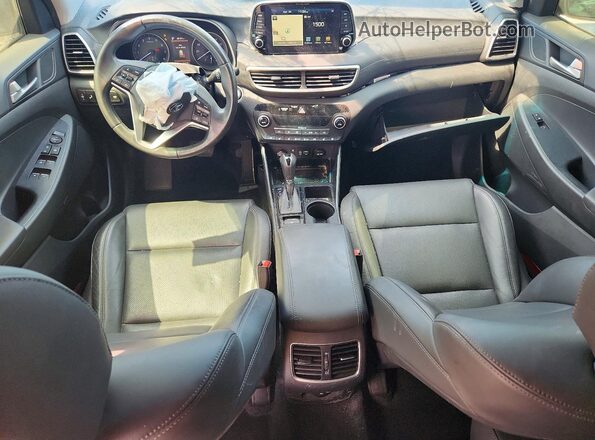 KM8J33AL7LU243576 2020 HYUNDAI TUCSON Blue Առջևի վահանակի տեսք