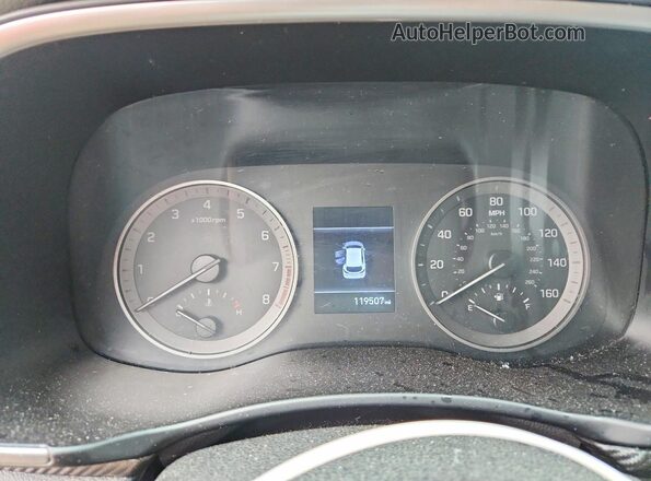 KM8J33AL8LU093610 2020 HYUNDAI TUCSON Black Vista del cuadro de instrumentos