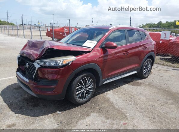 KM8J33AL8LU122183 2020 HYUNDAI TUCSON Burgundy Front left