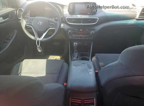 KM8J33AL9KU016727 2019 HYUNDAI TUCSON Black წინა პანელის ხედი