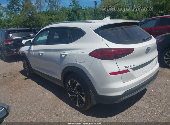 KM8J33AL9LU181632 2020 HYUNDAI TUCSON Белый Задняя левая четверть