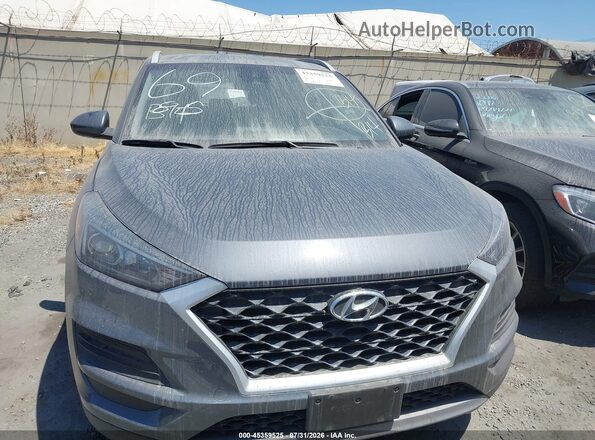 KM8J33AL9MU398390 2021 HYUNDAI TUCSON Gray Widok wnętrza z tyłu
