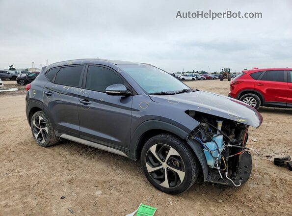 KM8J33ALXJU767429 2018 HYUNDAI TUCSON Gray Передня права чверть