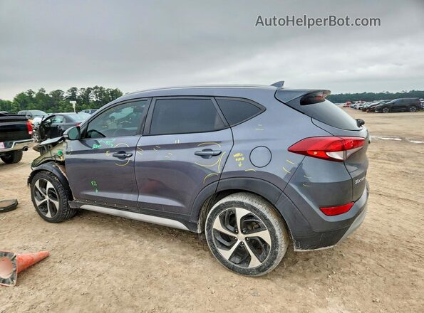 KM8J33ALXJU767429 2018 HYUNDAI TUCSON Gray Задня ліва чверть
