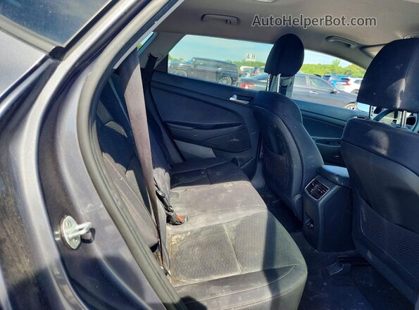 KM8J33ALXKU852319 2019 HYUNDAI TUCSON Gray უკანა სავარძლების ხედი