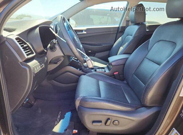KM8J33ALXLU170249 2020 HYUNDAI TUCSON Gray წინა სალონის ხედი