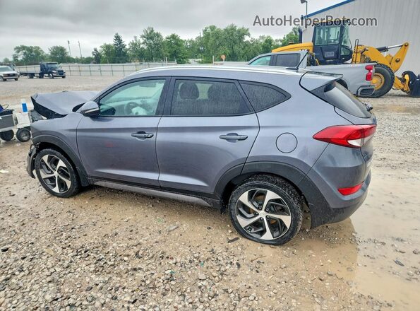 KM8J3CA22GU227475 2016 HYUNDAI TUCSON Синий Задняя левая четверть