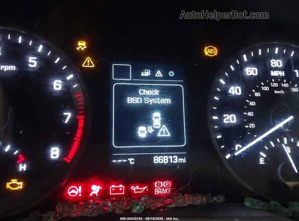 KM8J3CA23GU207932 2016 HYUNDAI TUCSON Gray 