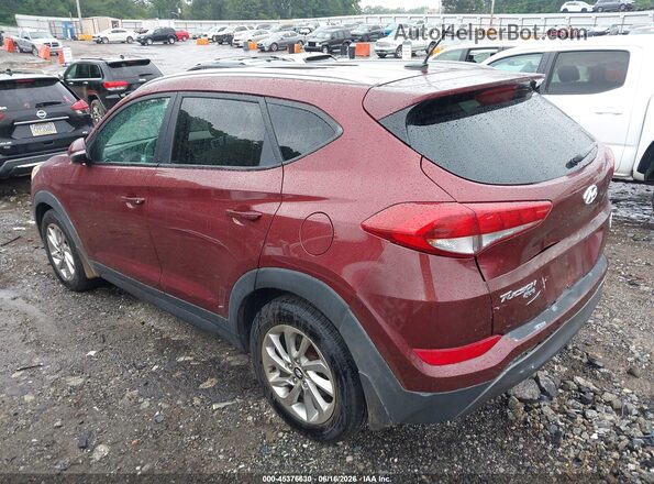 KM8J3CA26GU023973 2016 HYUNDAI TUCSON Burgundy Rear left