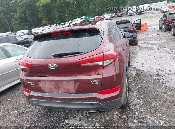 KM8J3CA26GU023973 2016 HYUNDAI TUCSON Burgundy 
