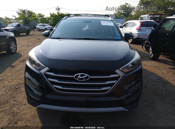 KM8J3CA27HU299550 2017 HYUNDAI TUCSON Black ხელსაწყოთა პანელის ხედი
