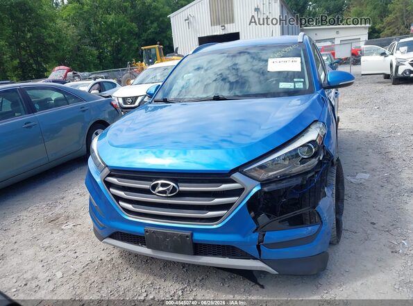 KM8J3CA28HU334841 2017 HYUNDAI TUCSON Blue Սարքավորումների վահանակի տեսք