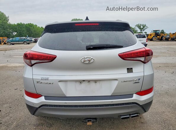 KM8J3CA2XGU088437 2016 HYUNDAI TUCSON Silver Vista trasera