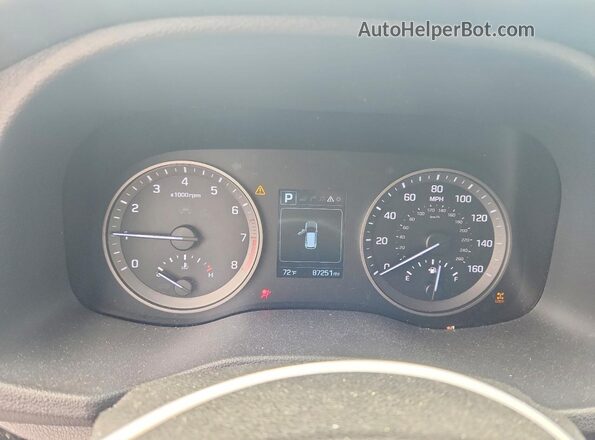 KM8J3CA2XGU123364 2016 HYUNDAI TUCSON Серебряный Вид щитка приборов