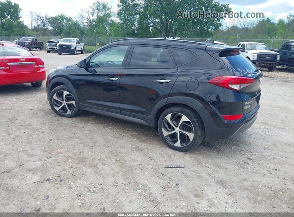 KM8J3CA2XGU257467 2016 HYUNDAI TUCSON Black Հետևի ձախ