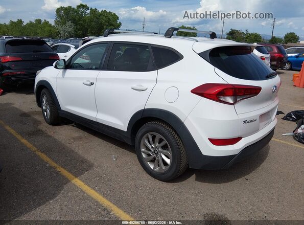 KM8J3CA40GU082759 2016 HYUNDAI TUCSON Белый Задняя левая четверть