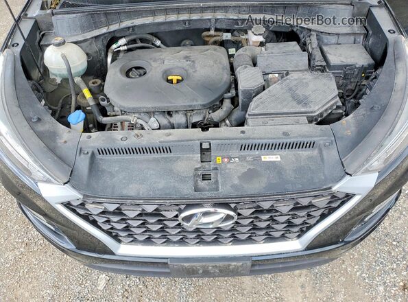 KM8J3CA40LU145580 2020 HYUNDAI TUCSON Black ძრავის განყოფილების ხედი