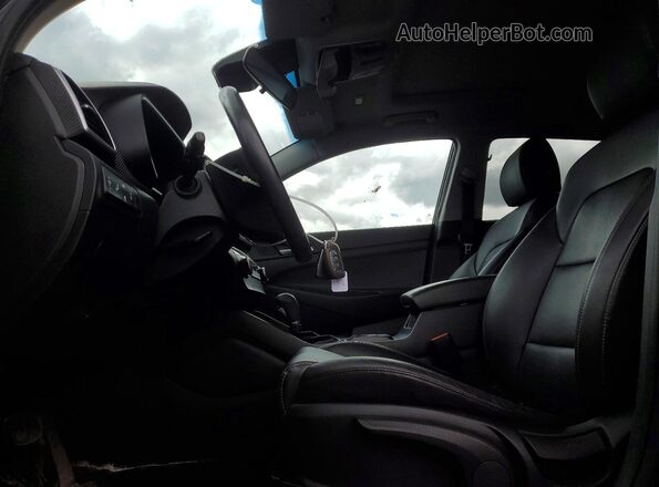 KM8J3CA40LU145580 2020 HYUNDAI TUCSON Black წინა სალონის ხედი