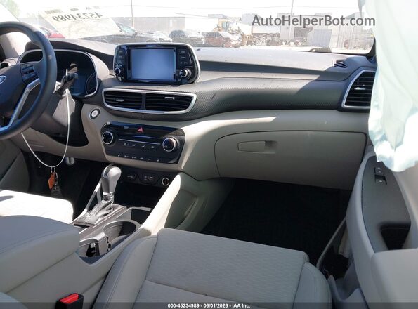 KM8J3CA40LU250877 2020 HYUNDAI TUCSON White წინა სალონის ხედი
