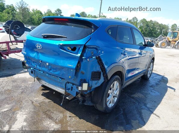 KM8J3CA42KU078222 2019 HYUNDAI TUCSON Синий Задняя правая четверть