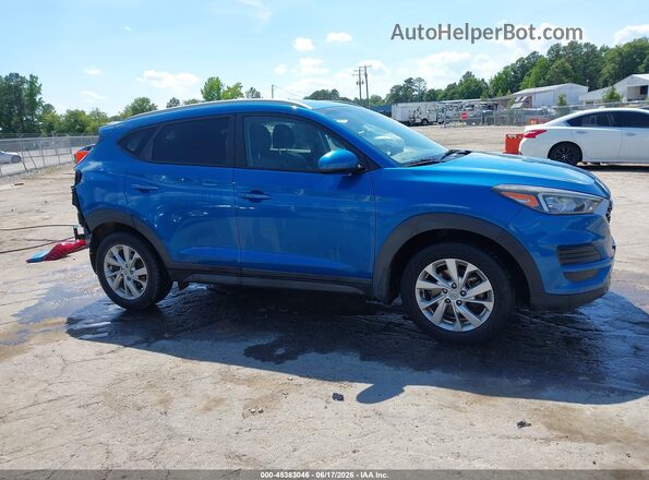 KM8J3CA42KU078222 2019 HYUNDAI TUCSON Синий Панорамный вид салона 360°