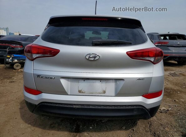 KM8J3CA43GU075207 2016 HYUNDAI TUCSON Silver Հետևի տեսք