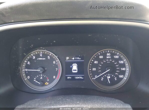 KM8J3CA43KU888054 2019 HYUNDAI TUCSON Red Widok tylnych siedzeń