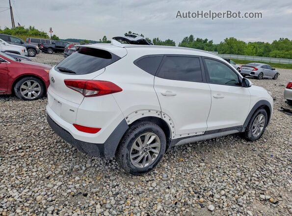 KM8J3CA44JU764924 2018 HYUNDAI TUCSON Белый Задняя правая четверть