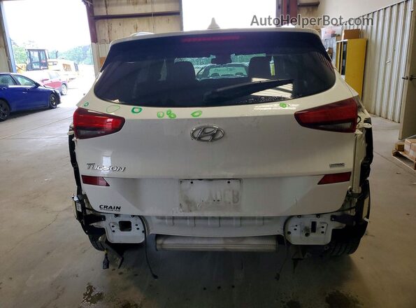 KM8J3CA44LU228557 2020 HYUNDAI TUCSON White უკანა ხედი