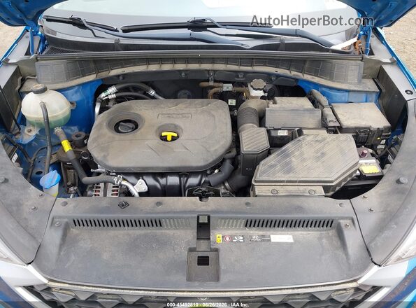 KM8J3CA45KU015308 2019 HYUNDAI TUCSON Dark Blue Widok z tyłu