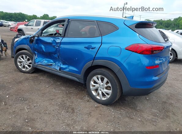 KM8J3CA45KU015308 2019 HYUNDAI TUCSON Dark Blue Tył lewy