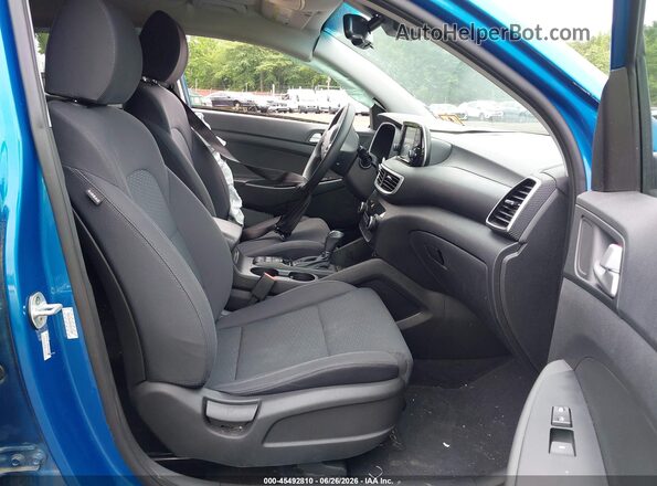 KM8J3CA45KU015308 2019 HYUNDAI TUCSON Dark Blue Widok wnętrza z przodu